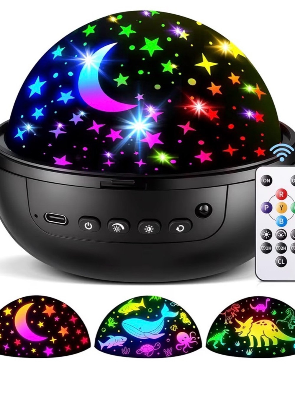 Galaxy Star & Moon LED Night Light Projector